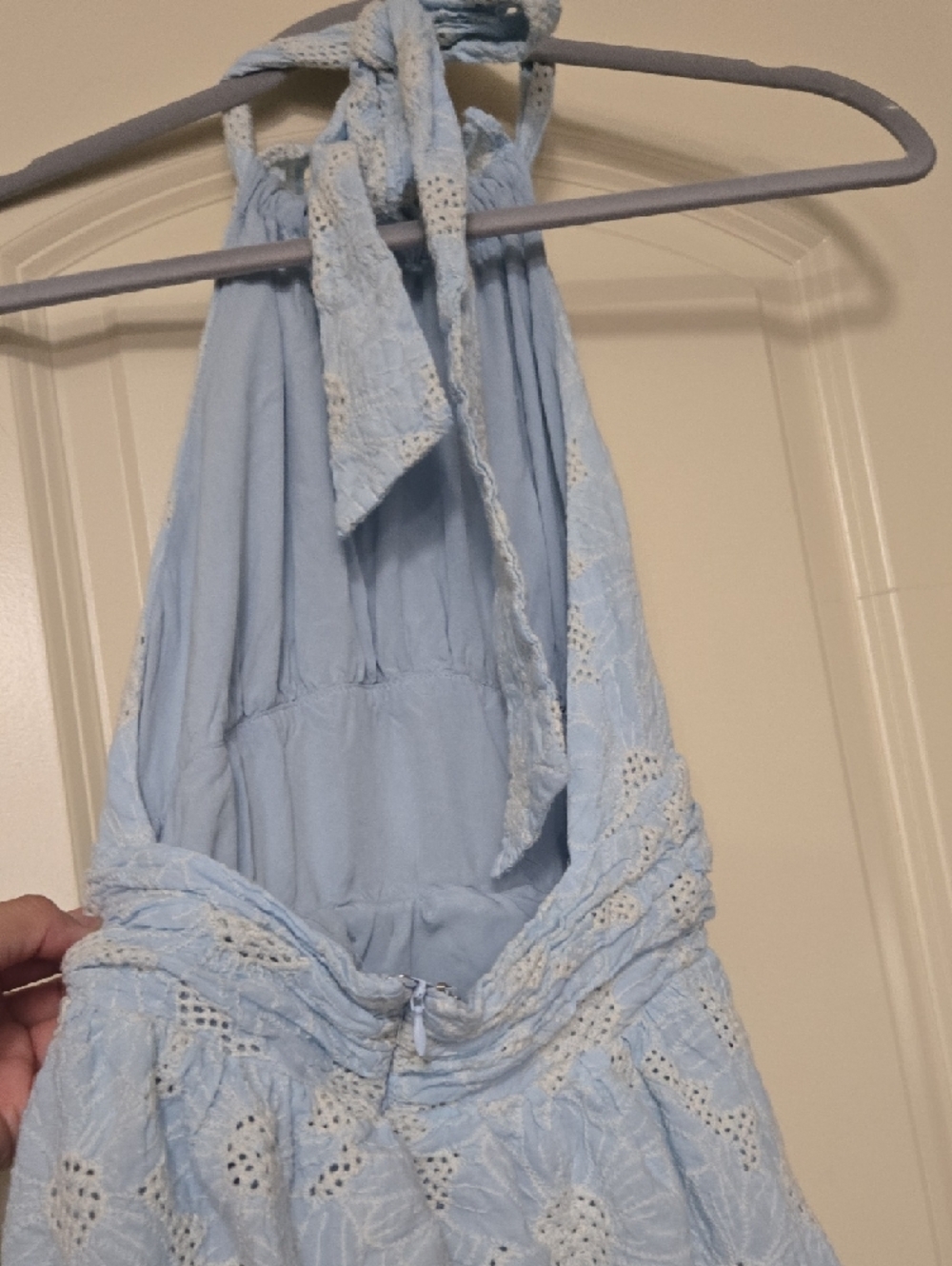 Petal & Pup Light Blue Embroidered Top - Picture 5 of 9